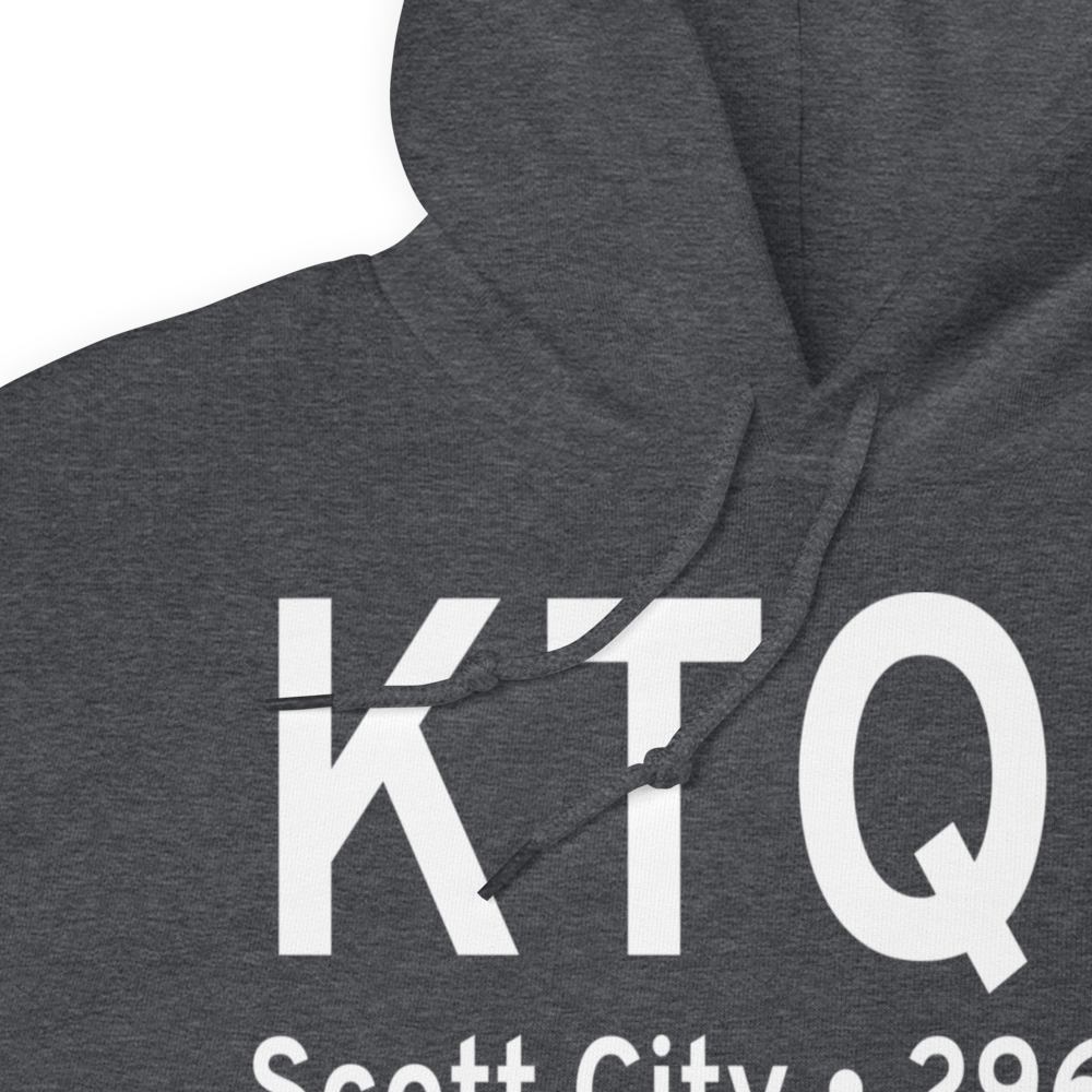 Scott City Municipal Airport (KTQK) ICAO Hoodie Sweatshirt 