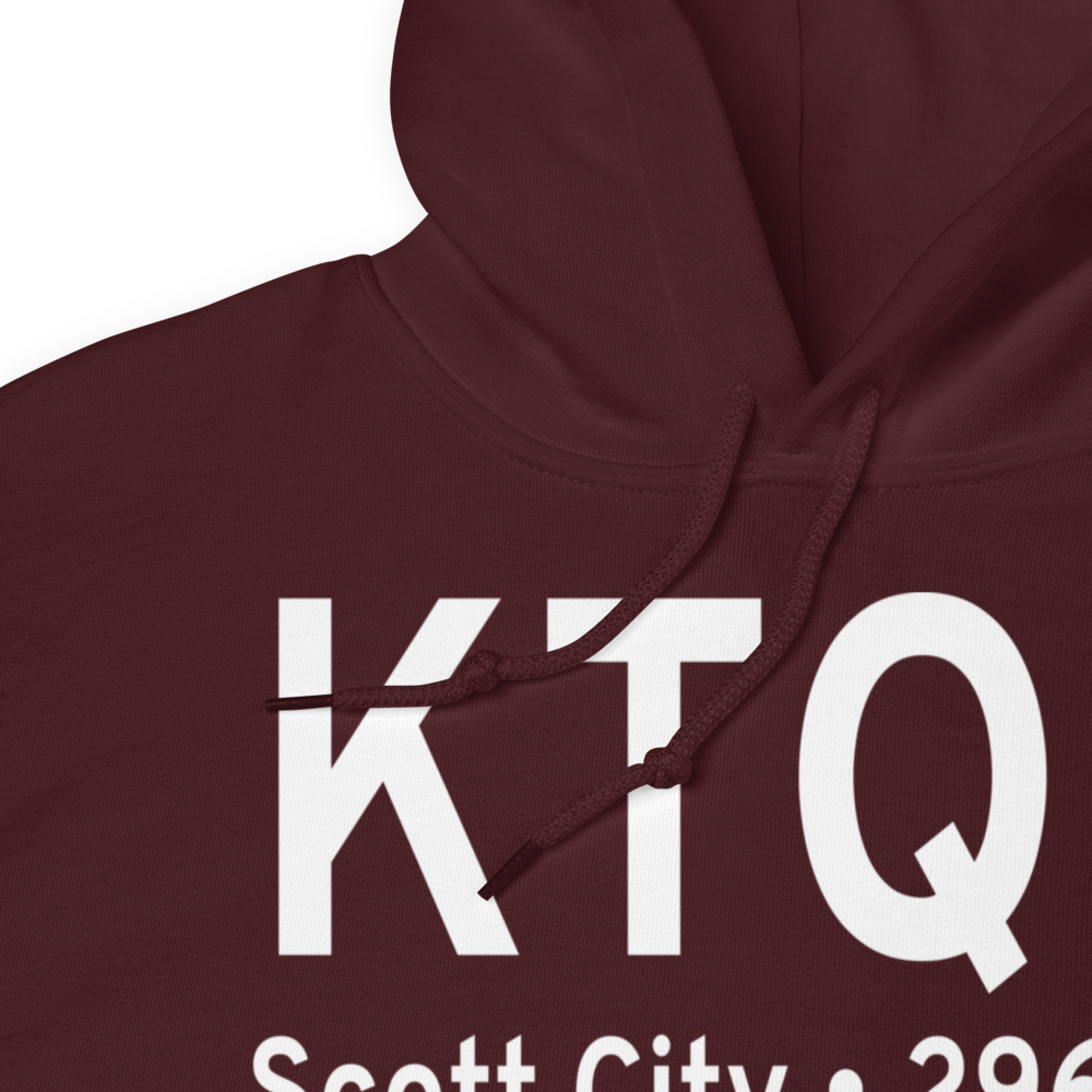 Scott City Municipal Airport (KTQK) ICAO Hoodie Sweatshirt 