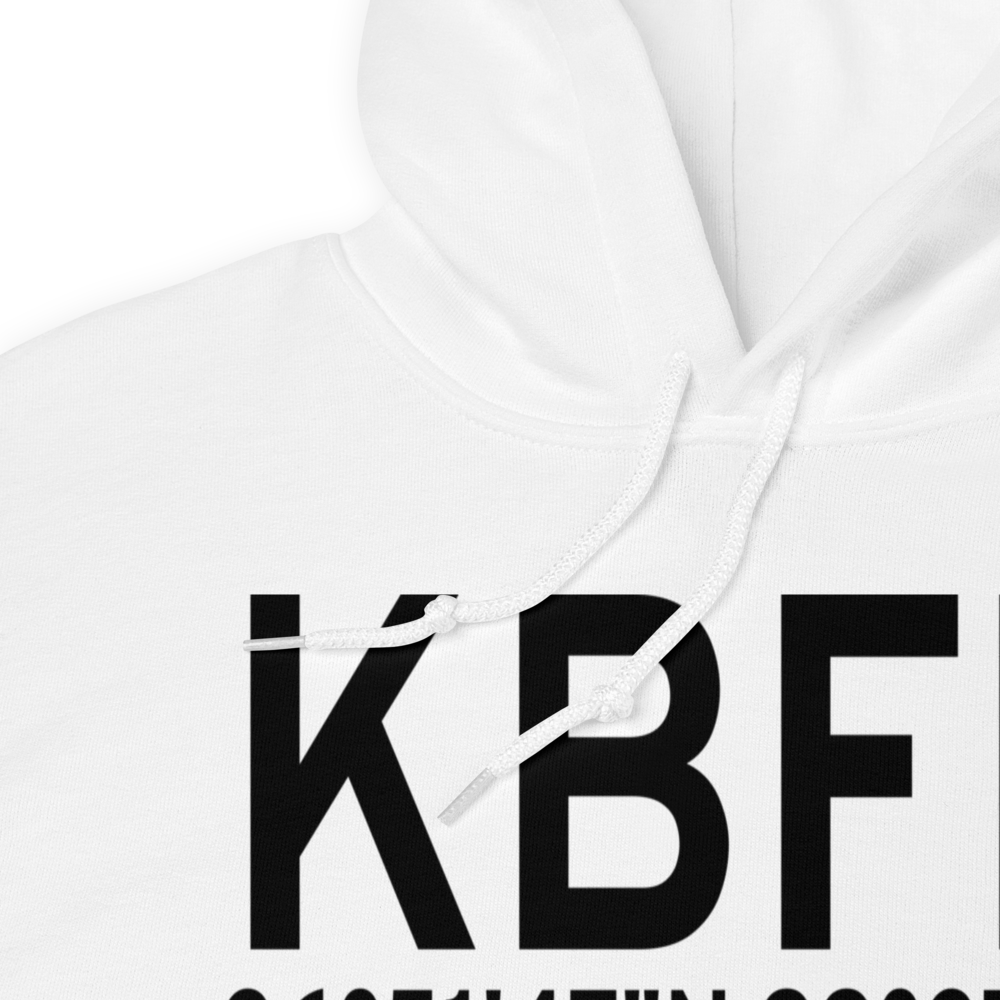 Buffalo Municipal Airport (KBFK) ICAO Hoodie Sweatshirt 