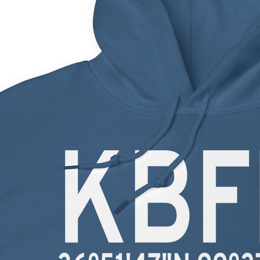Buffalo Municipal Airport (KBFK) ICAO Hoodie Sweatshirt 
