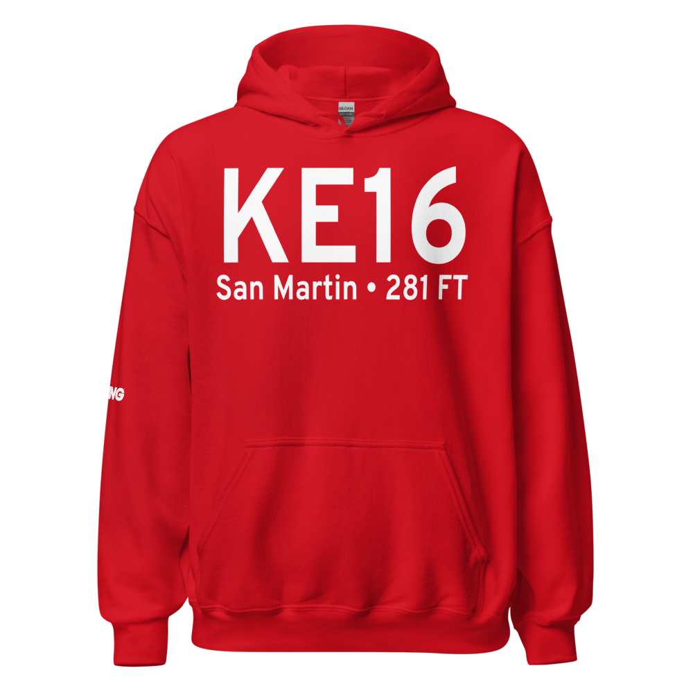 San Martin Airport (KE16) ICAO Hoodie Sweatshirt 