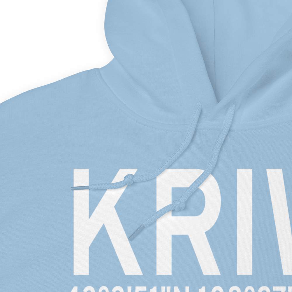 Riverton Regional Airport (KRIW) ICAO Hoodie Sweatshirt 