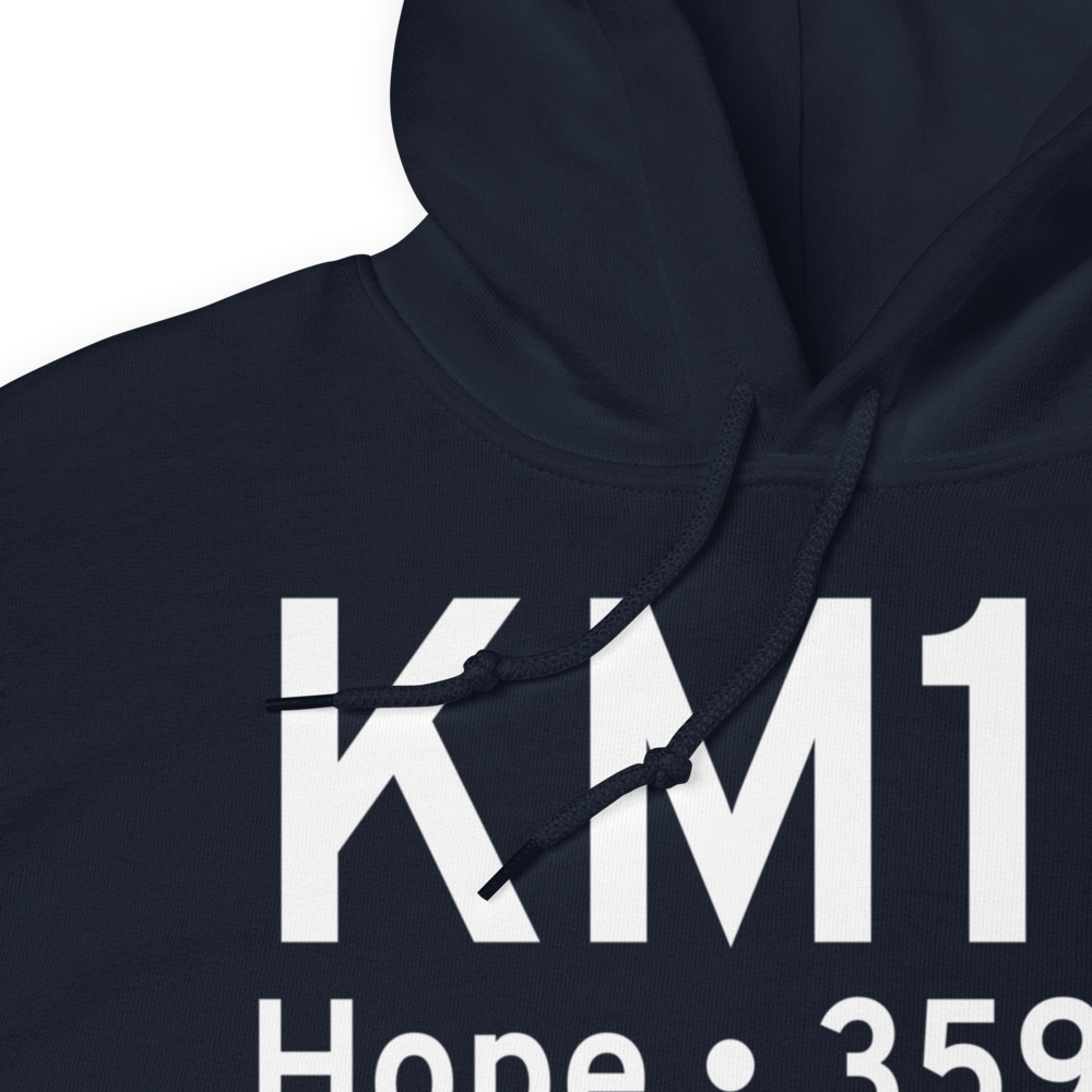 Hope Municipal Airport (KM18) ICAO Hoodie Sweatshirt 