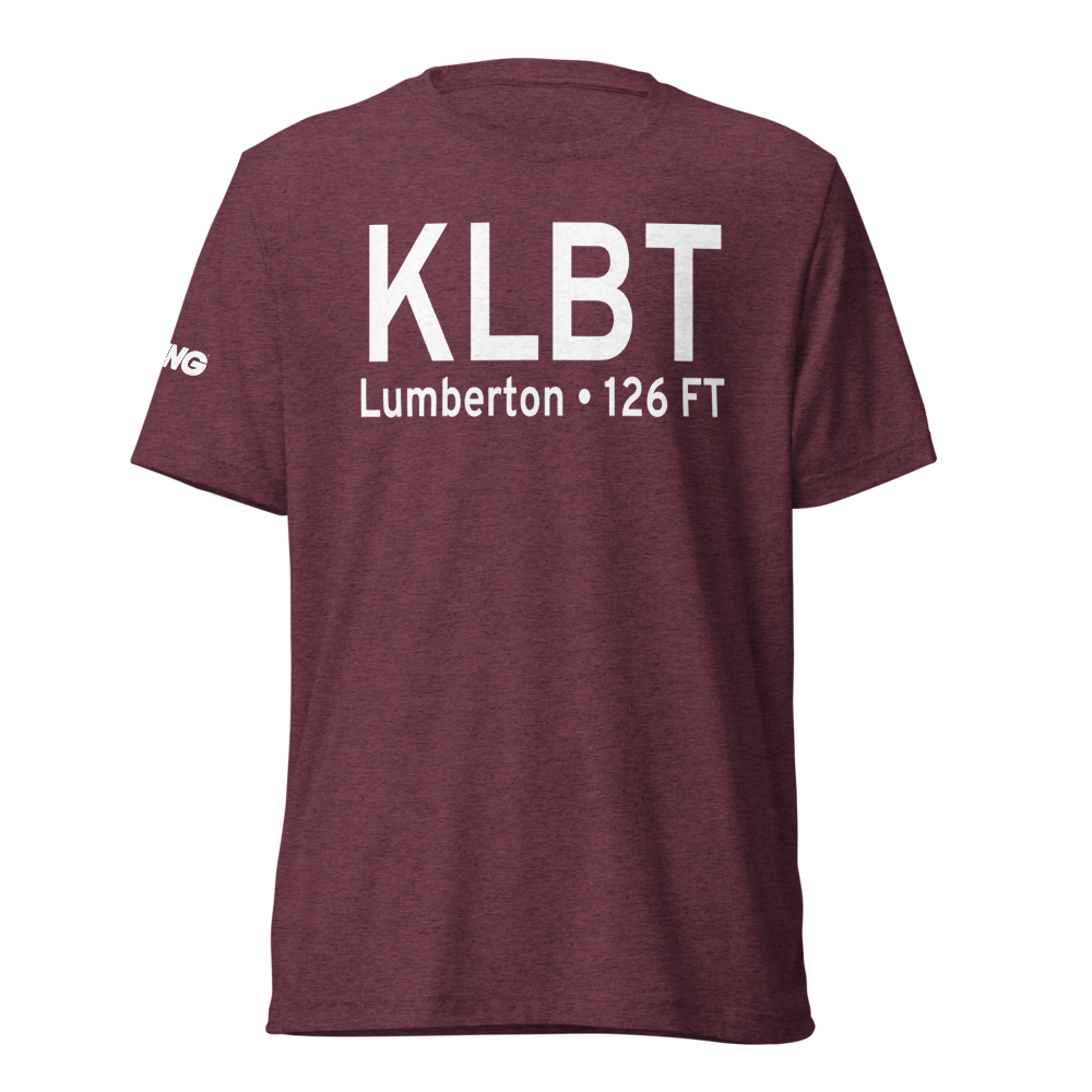 Lumberton Regional Airport (KLBT) ICAO Tri-blend T-Shirt 