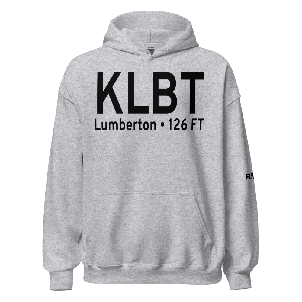 Lumberton Regional Airport (KLBT) ICAO Hoodie Sweatshirt 