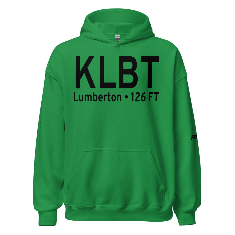 Lumberton Regional Airport (KLBT) ICAO Hoodie Sweatshirt 