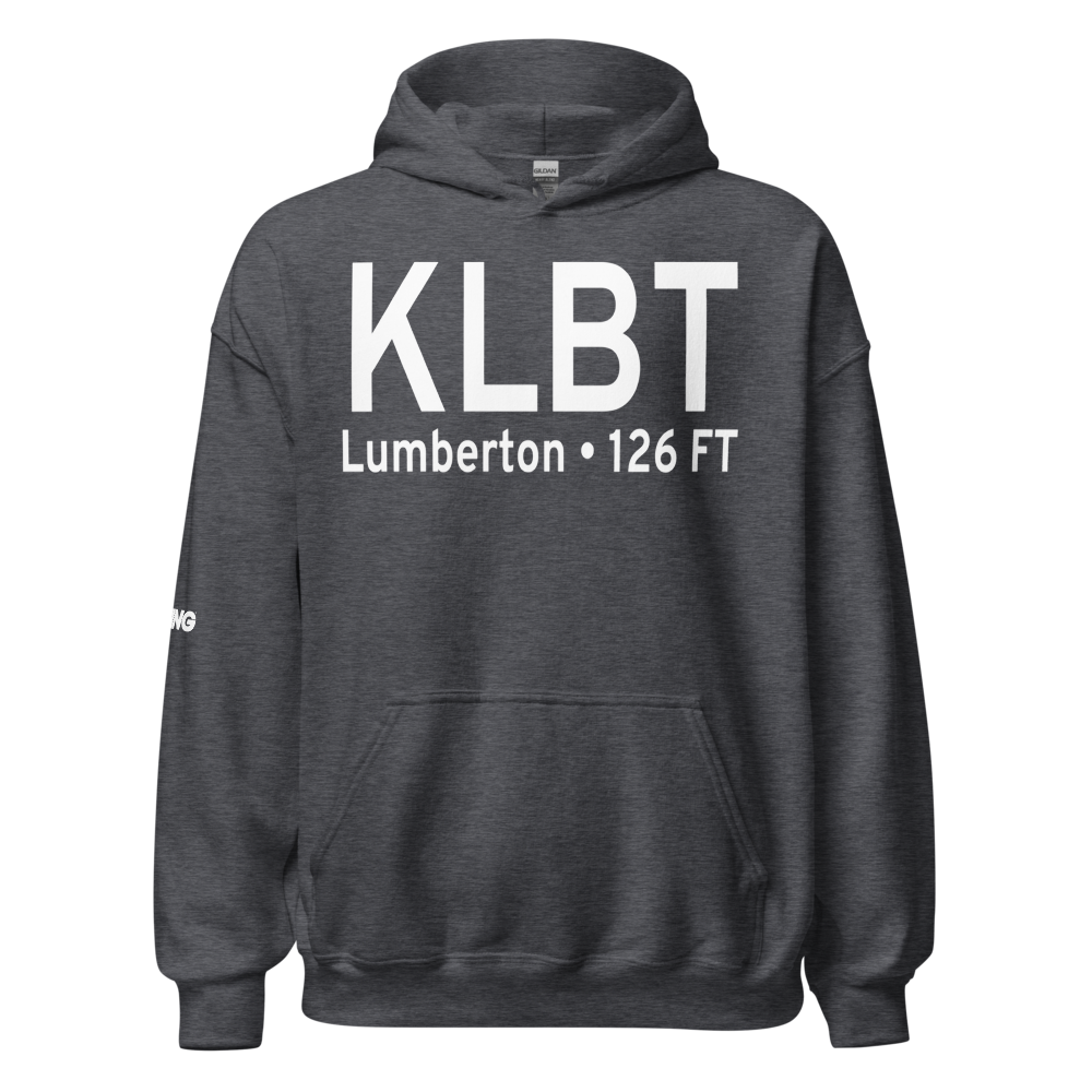 Lumberton Regional Airport (KLBT) ICAO Hoodie Sweatshirt 