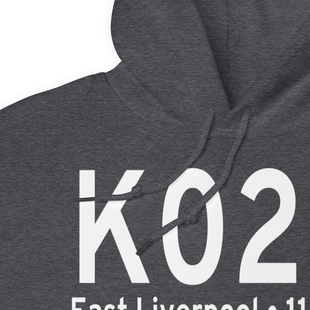 Columbiana County Airport (K02G) ICAO Hoodie Sweatshirt 