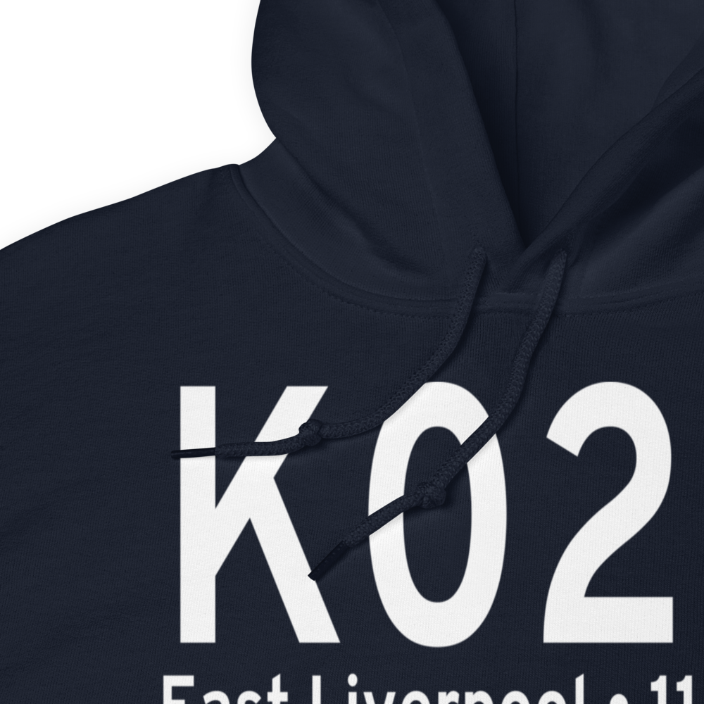 Columbiana County Airport (K02G) ICAO Hoodie Sweatshirt 