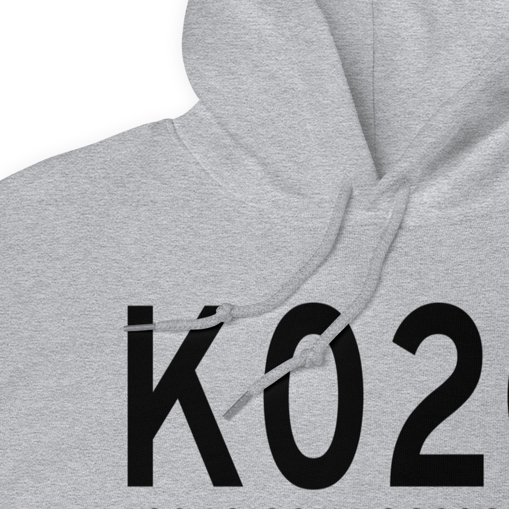 Columbiana County Airport (K02G) ICAO Hoodie Sweatshirt 