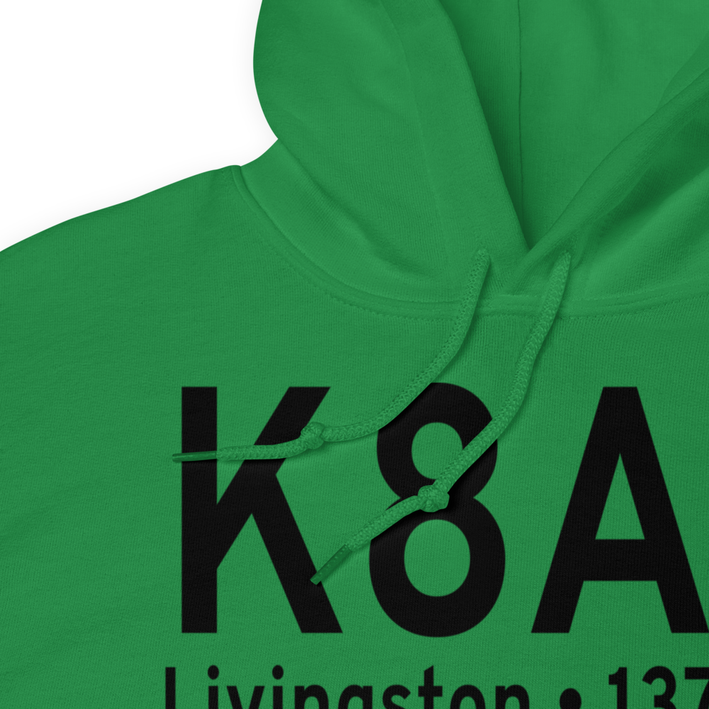 Livingston Municipal Airport (K8A3) ICAO Hoodie Sweatshirt 