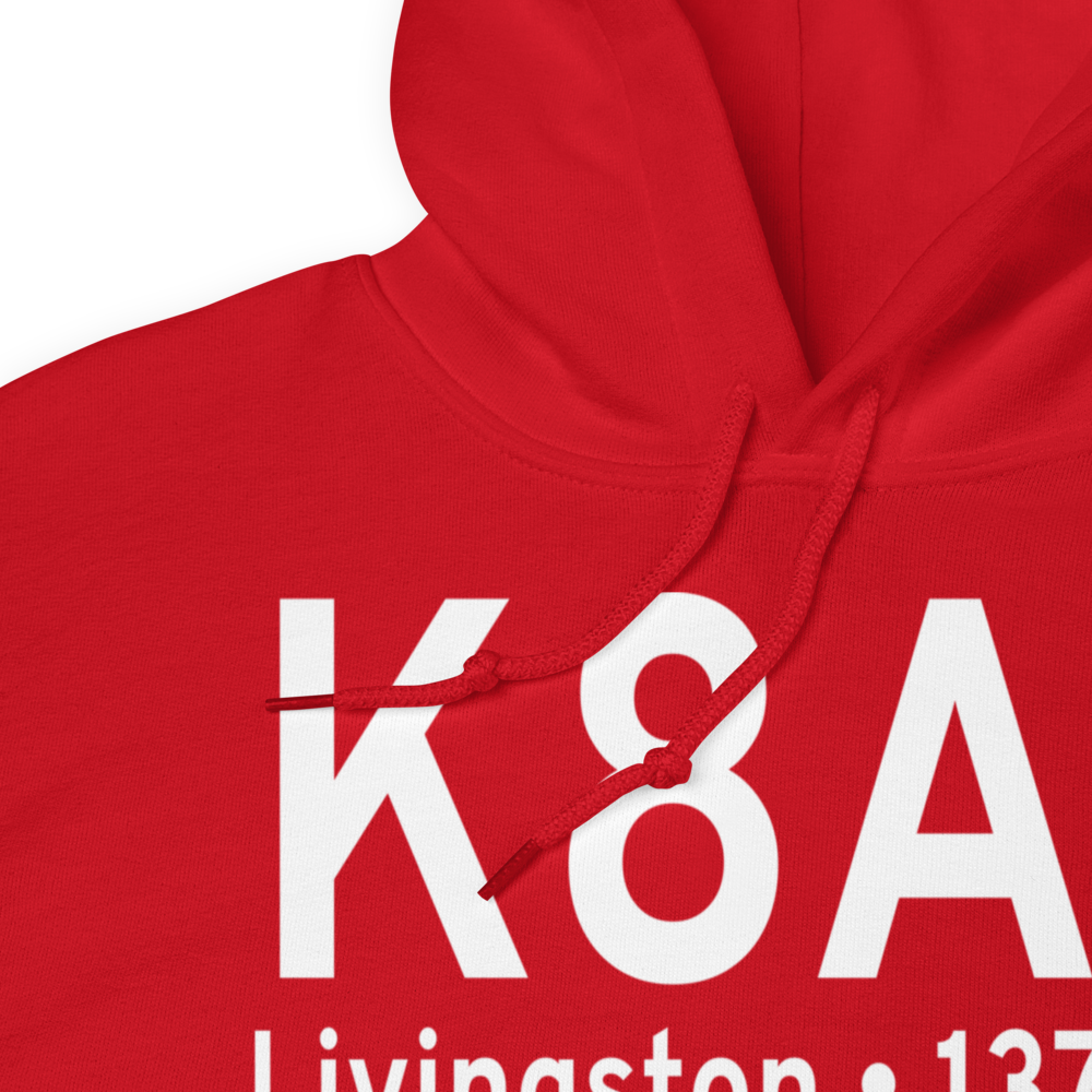 Livingston Municipal Airport (K8A3) ICAO Hoodie Sweatshirt 
