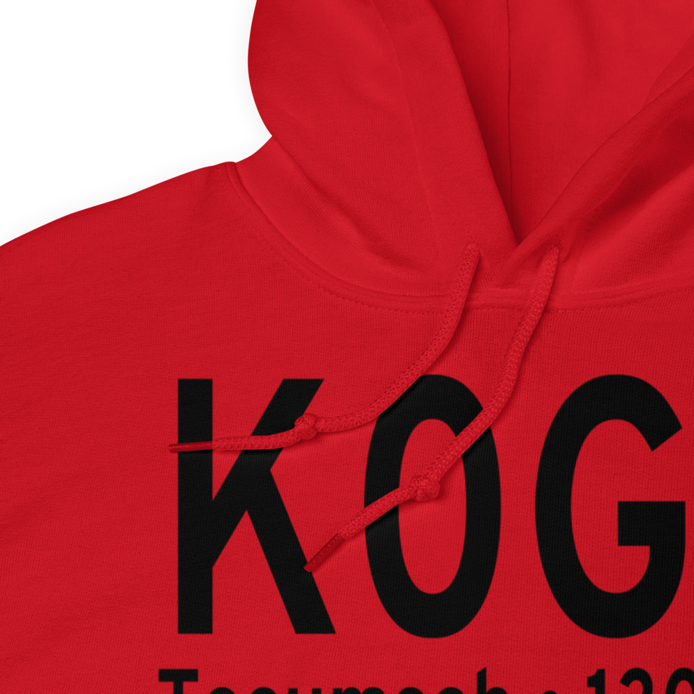 Tecumseh Municipal Airport (K0G3) ICAO Hoodie Sweatshirt 
