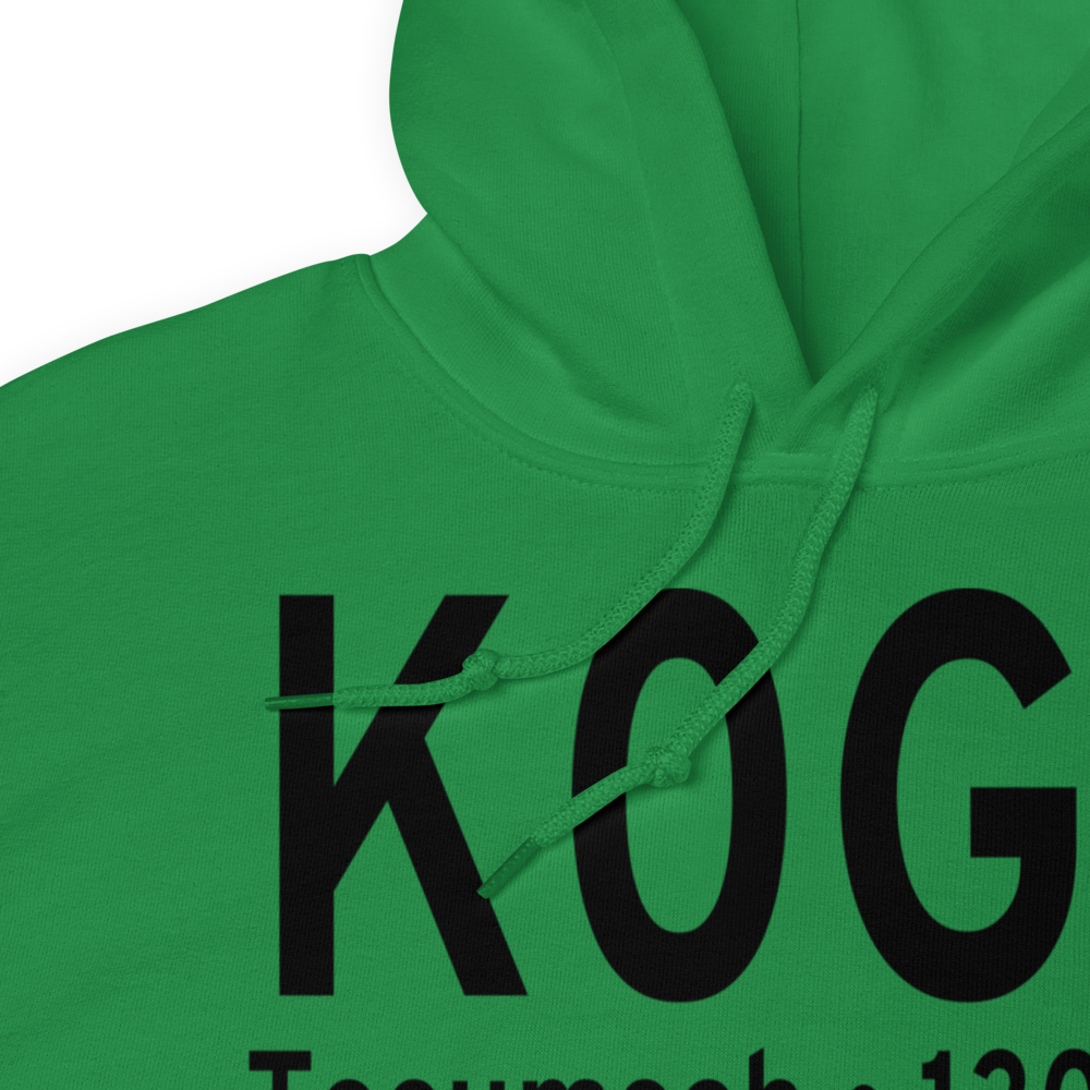 Tecumseh Municipal Airport (K0G3) ICAO Hoodie Sweatshirt 