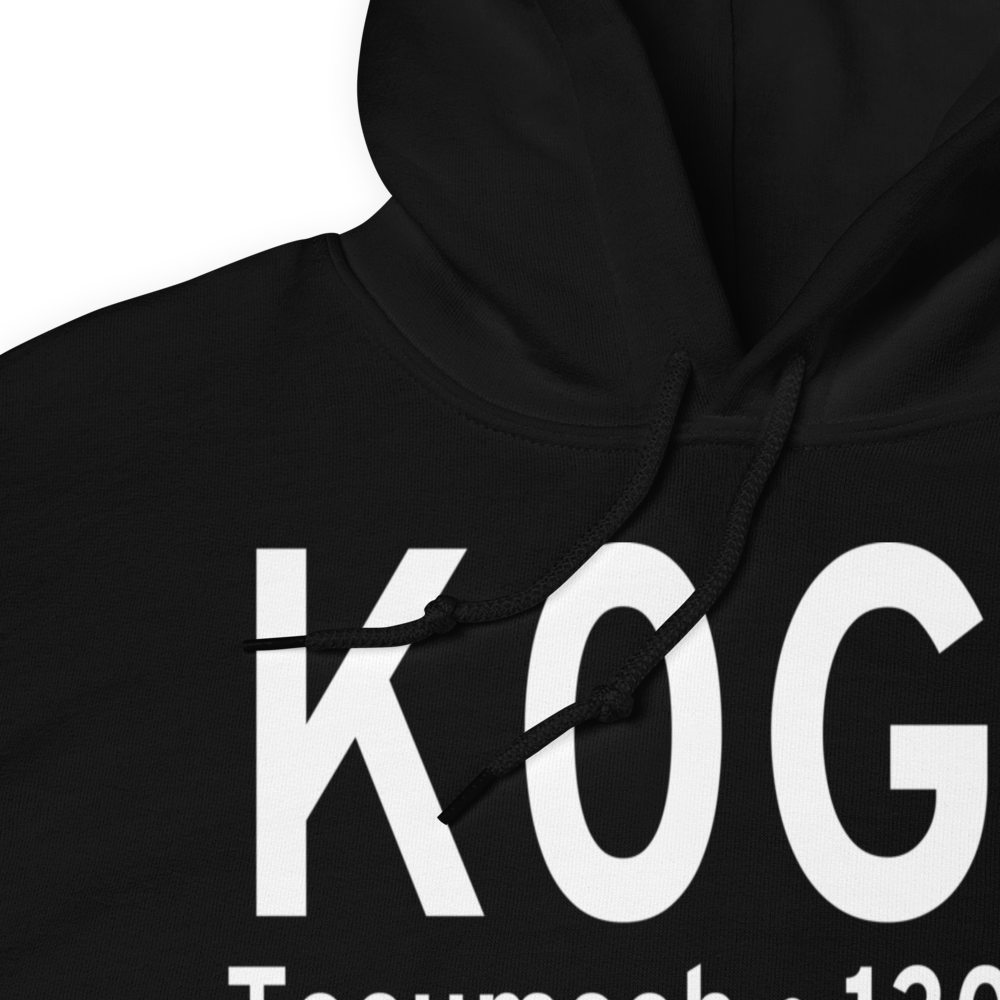 Tecumseh Municipal Airport (K0G3) ICAO Hoodie Sweatshirt 