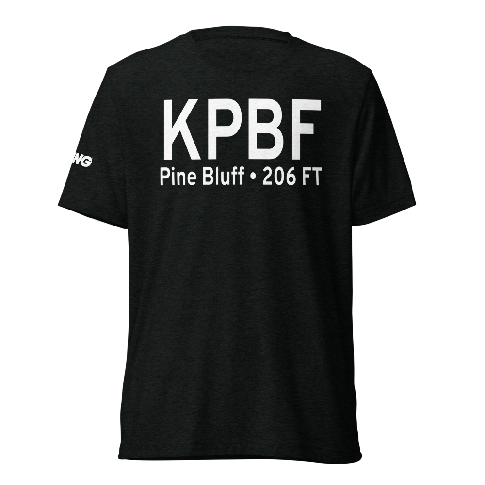 Pine Bluff Regional Airport, Grider Field (KPBF) ICAO Tri-blend T-Shirt 