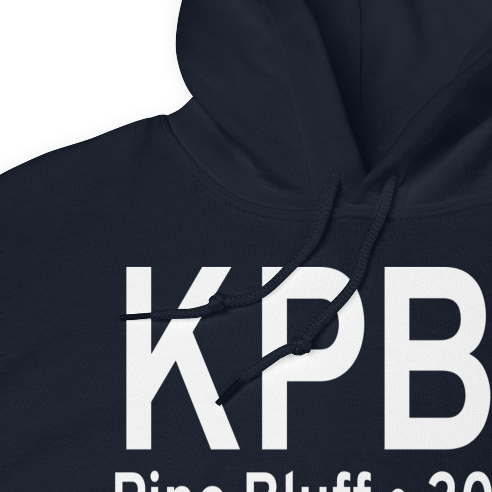 Pine Bluff Regional Airport, Grider Field (KPBF) ICAO Hoodie Sweatshirt 