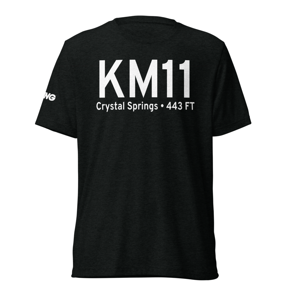 Copiah County Airport (KM11) ICAO Tri-blend T-Shirt 