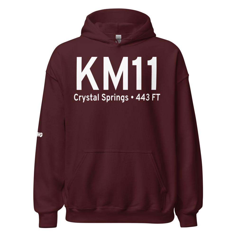 Copiah County Airport (KM11) ICAO Hoodie Sweatshirt 