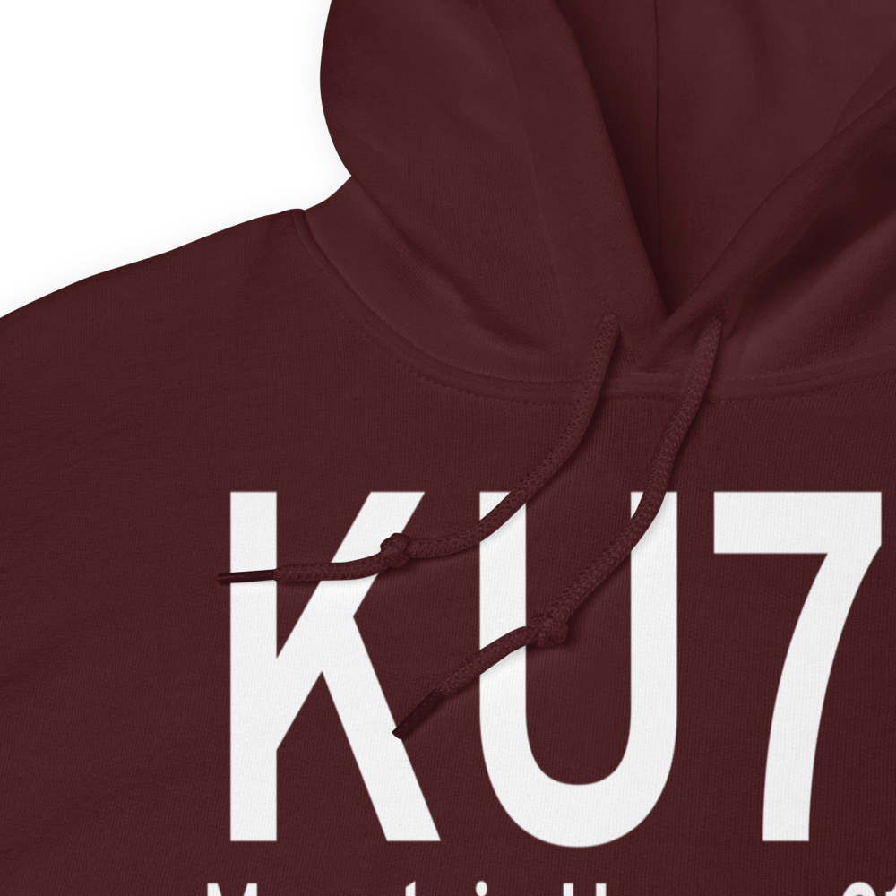 Mountain Home Municipal Airport (KU76) ICAO Hoodie Sweatshirt 