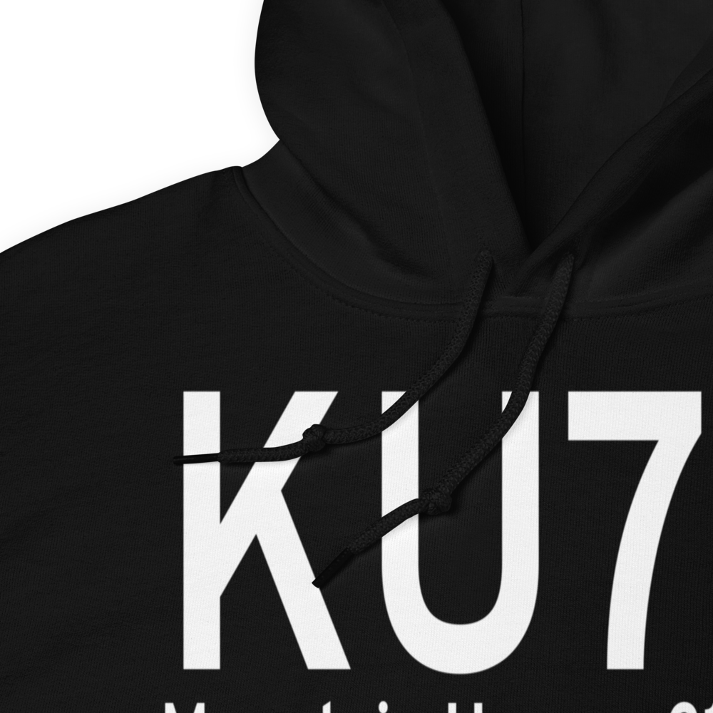 Mountain Home Municipal Airport (KU76) ICAO Hoodie Sweatshirt 
