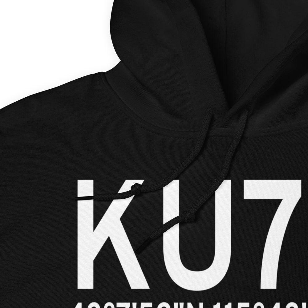 Mountain Home Municipal Airport (KU76) ICAO Hoodie Sweatshirt 