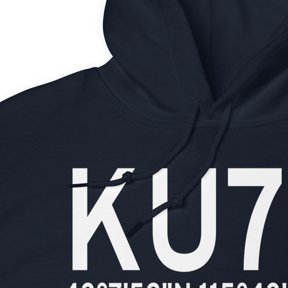 Mountain Home Municipal Airport (KU76) ICAO Hoodie Sweatshirt 