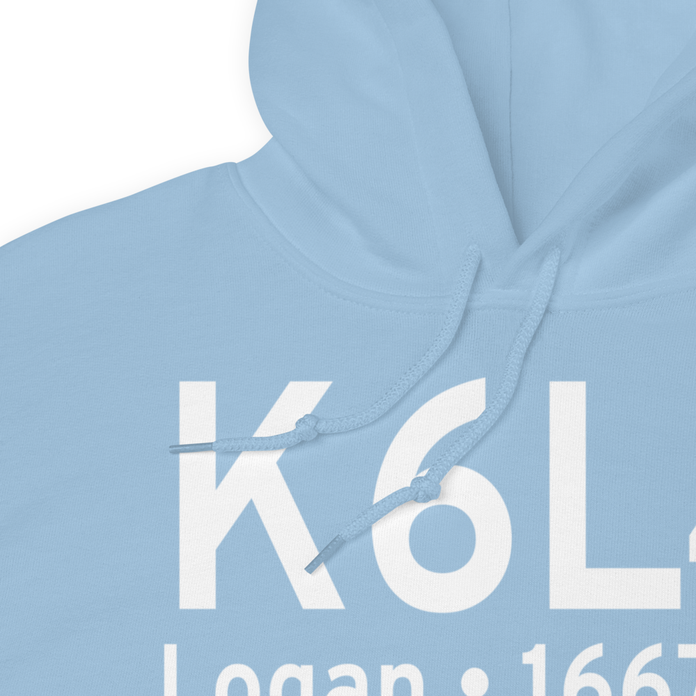 Logan County Airport (K6L4) ICAO Hoodie Sweatshirt 