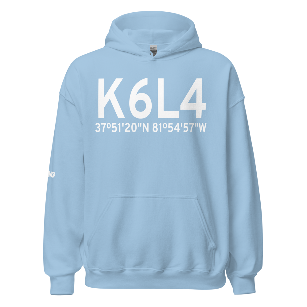 Logan County Airport (K6L4) ICAO Hoodie Sweatshirt 