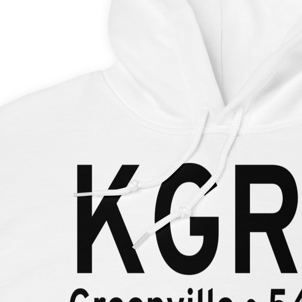 Greenville Airport (KGRE) ICAO Hoodie Sweatshirt 