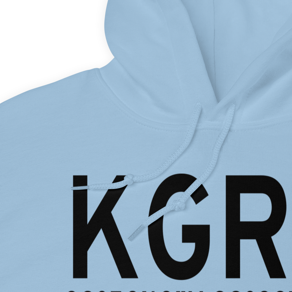 Greenville Airport (KGRE) ICAO Hoodie Sweatshirt 