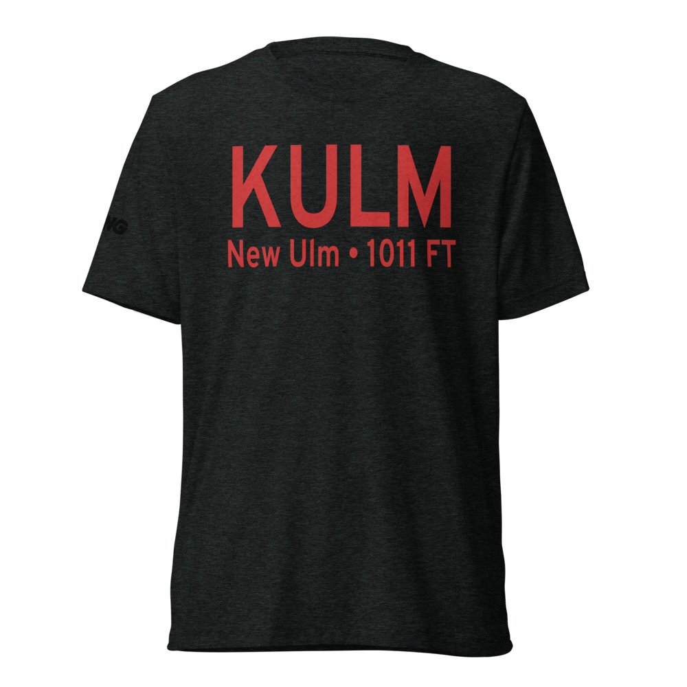 New Ulm Municipal Airport (KULM) ICAO Tri-blend T-Shirt 