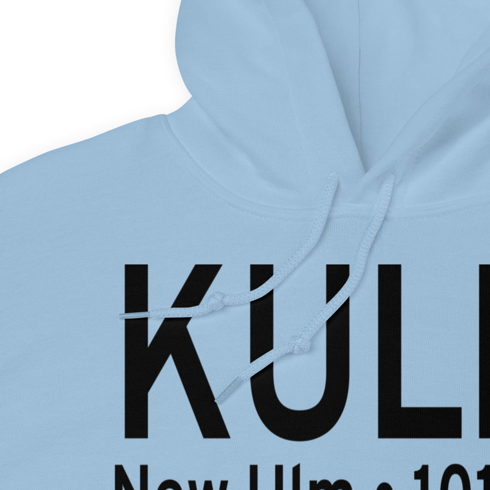 New Ulm Municipal Airport (KULM) ICAO Hoodie Sweatshirt 
