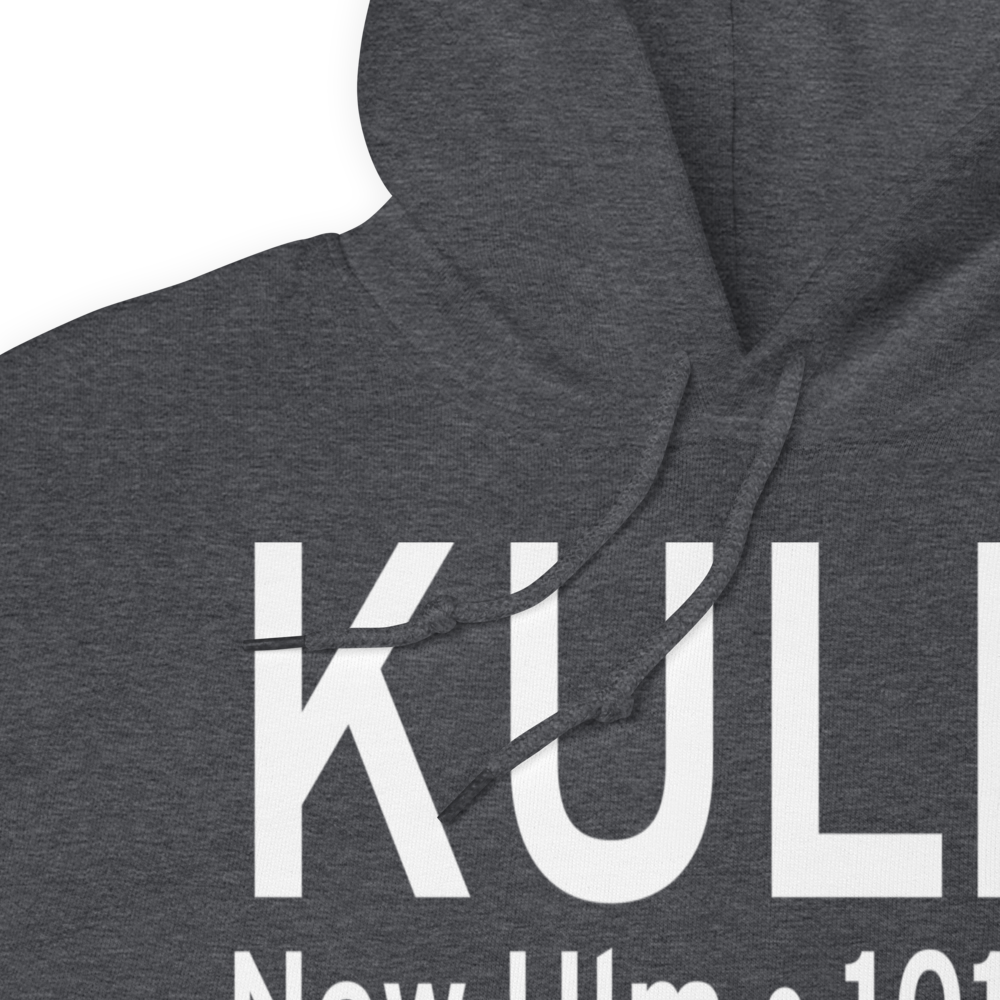 New Ulm Municipal Airport (KULM) ICAO Hoodie Sweatshirt 