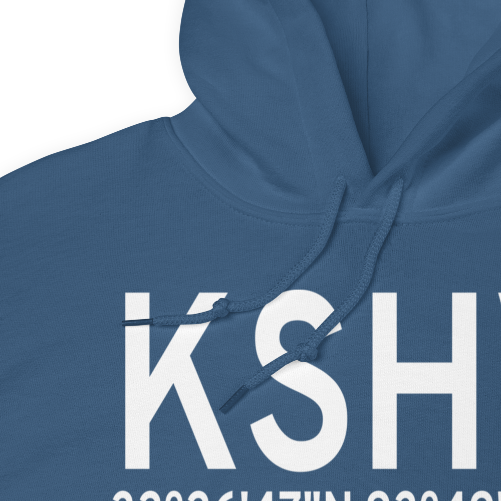Shreveport Regional Airport (KSHV) ICAO Hoodie Sweatshirt 