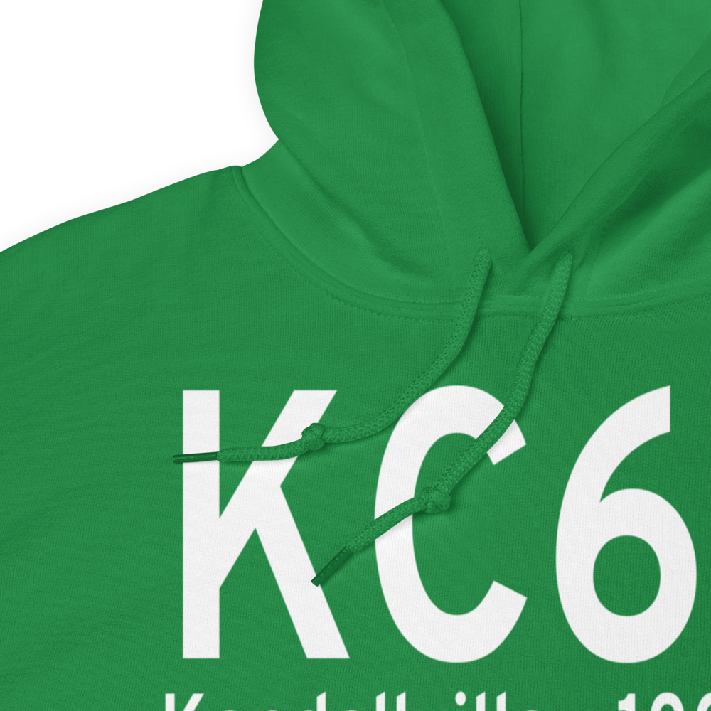 Kendallville Municipal Airport (KC62) ICAO Hoodie Sweatshirt 
