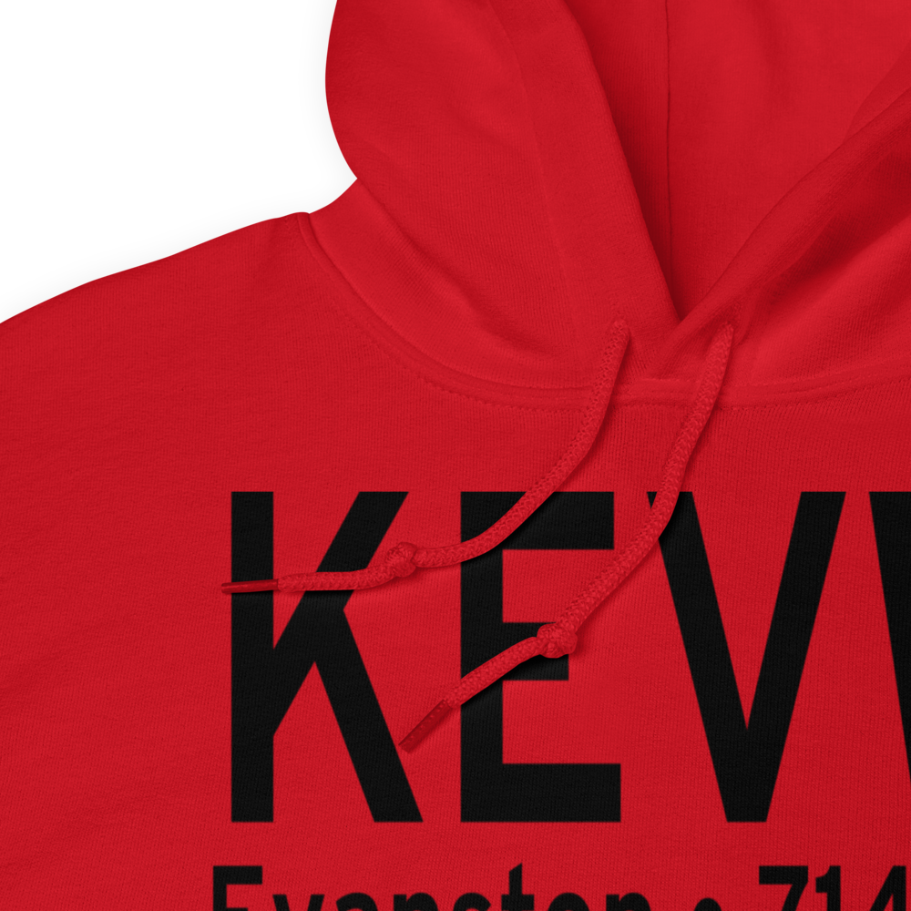 Evanston-Uinta County Airport-Burns Field (KEVW) ICAO Hoodie Sweatshirt 
