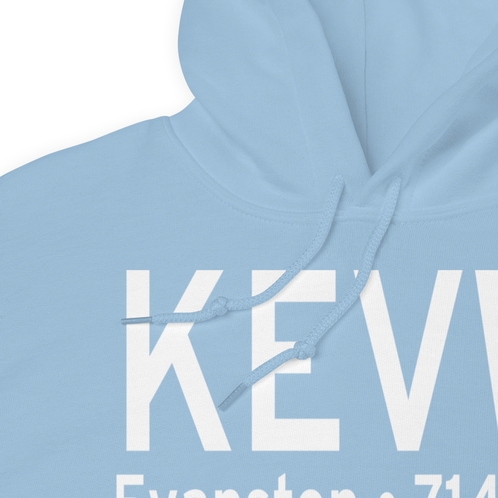 Evanston-Uinta County Airport-Burns Field (KEVW) ICAO Hoodie Sweatshirt 