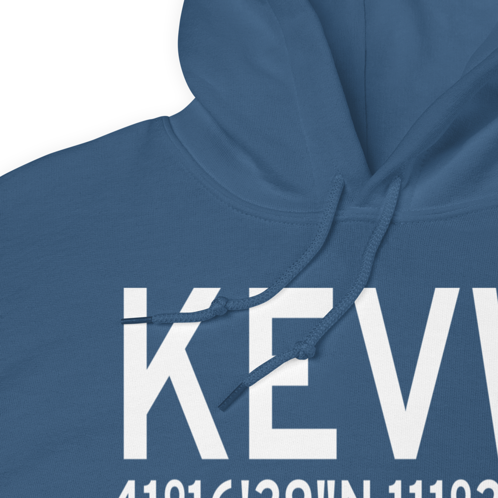 Evanston-Uinta County Airport-Burns Field (KEVW) ICAO Hoodie Sweatshirt 