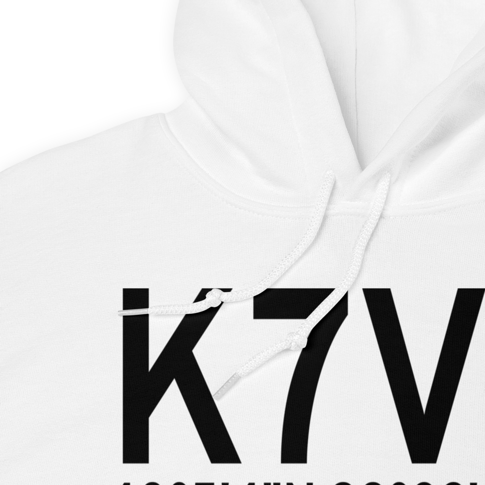 Red Cloud Municipal Airport (K7V7) ICAO Hoodie Sweatshirt 