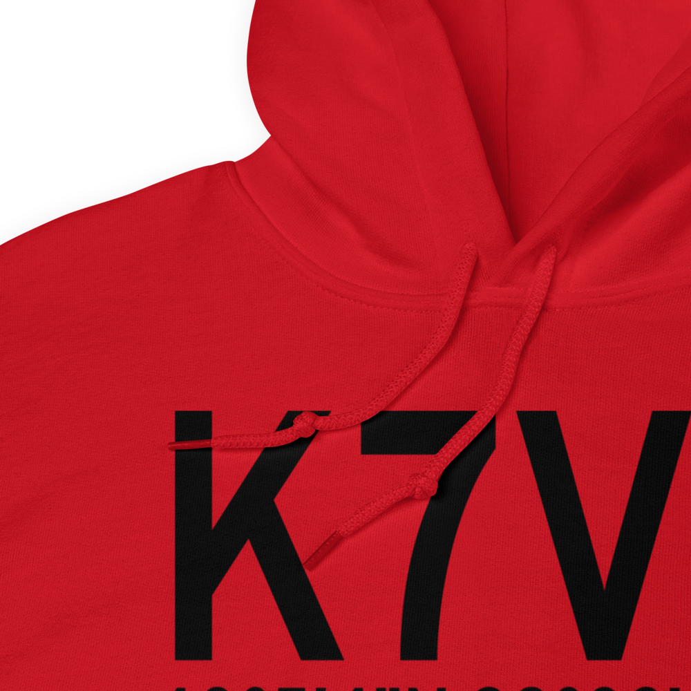 Red Cloud Municipal Airport (K7V7) ICAO Hoodie Sweatshirt 