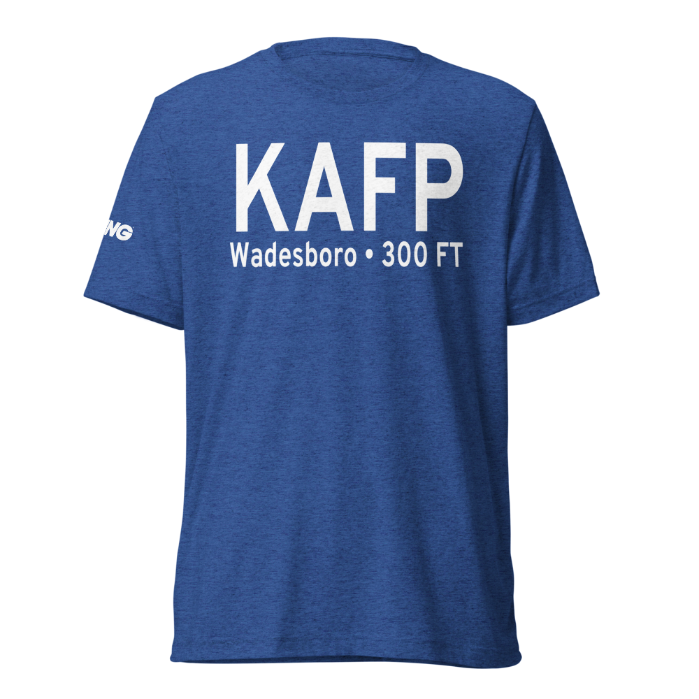 Anson County Airport - Jeff Cloud Field (KAFP) ICAO Tri-blend T-Shirt 