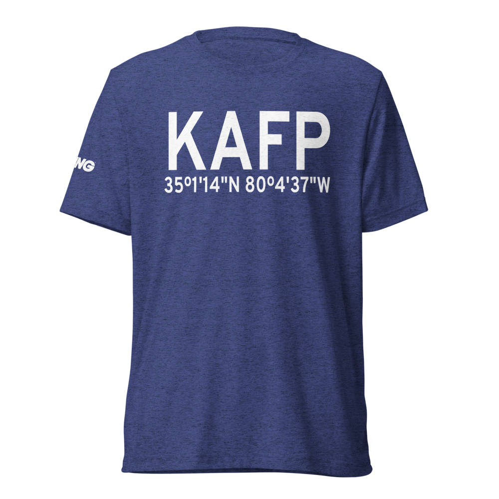 Anson County Airport - Jeff Cloud Field (KAFP) ICAO Tri-blend T-Shirt 