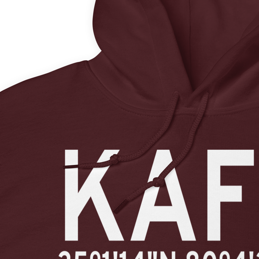Anson County Airport - Jeff Cloud Field (KAFP) ICAO Hoodie Sweatshirt 