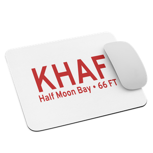Half Moon Bay Airport (KHAF) ICAO  Mouse Pad