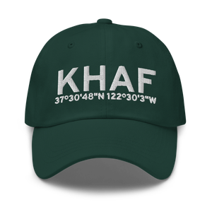 Half Moon Bay Airport (KHAF) ICAO Hat