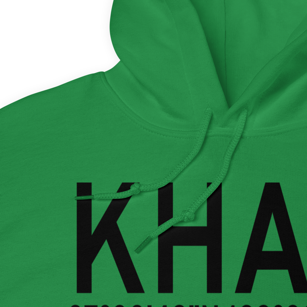 Half Moon Bay Airport (KHAF) ICAO Hoodie Sweatshirt 