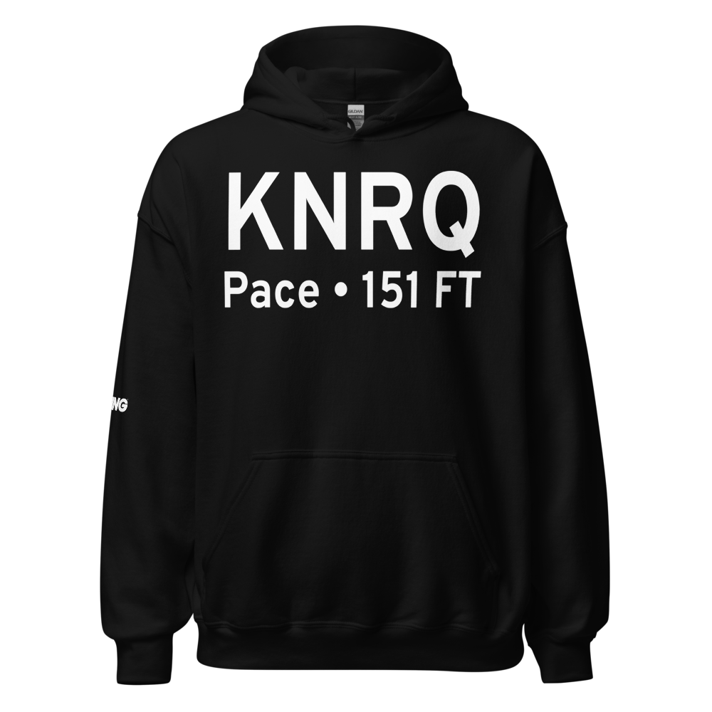 Spencer Nolf Airport (KNRQ) ICAO Hoodie Sweatshirt 