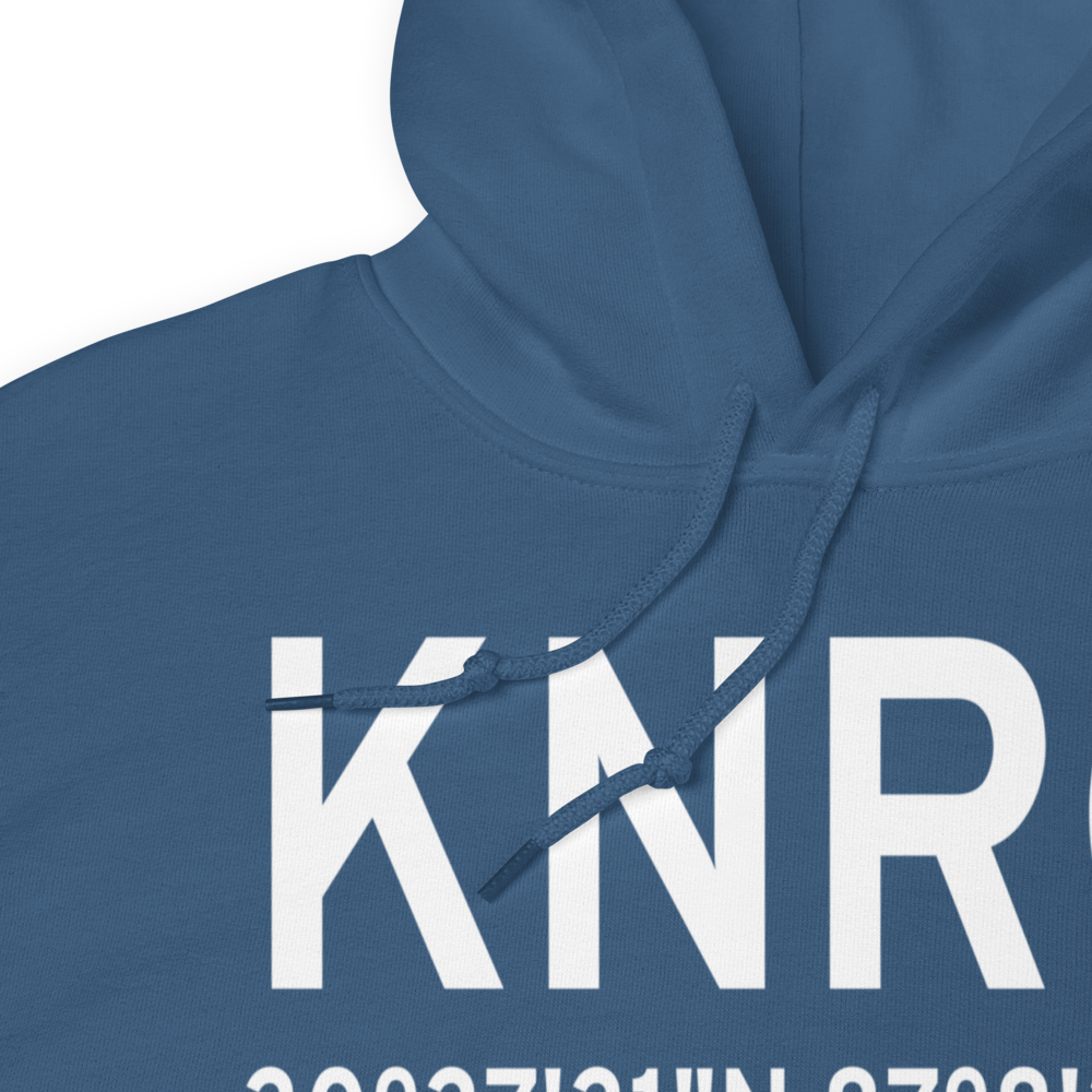 Spencer Nolf Airport (KNRQ) ICAO Hoodie Sweatshirt 