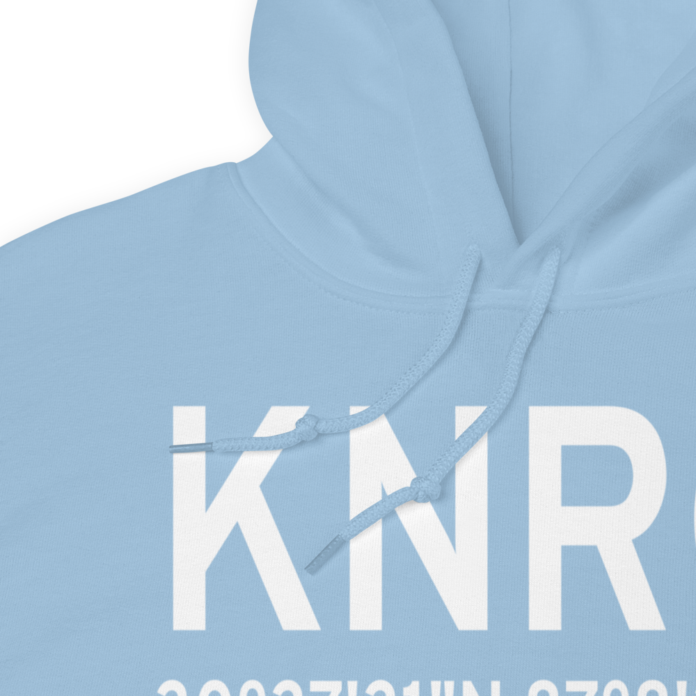 Spencer Nolf Airport (KNRQ) ICAO Hoodie Sweatshirt 